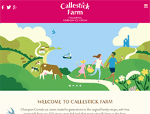 Tablet Screenshot of callestickfarm.co.uk